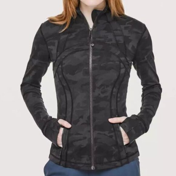 NWT Lululemon Define Jacket Incognito Camo Multi Grey Size- 6 - Picture 1 of 5